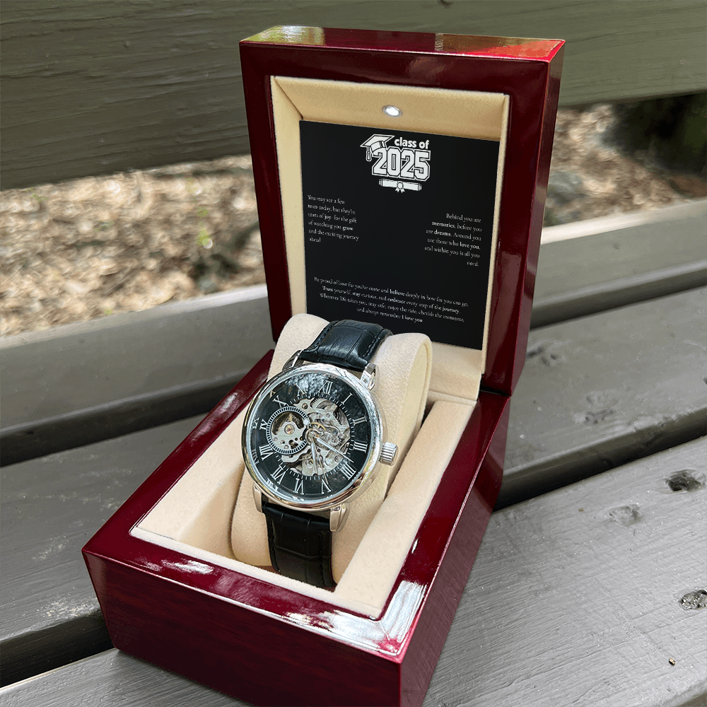 Graduation Men's Openwork Watch