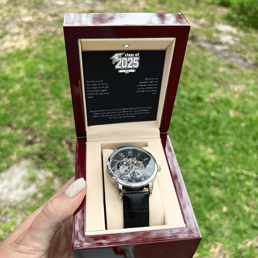Graduation Men's Openwork Watch