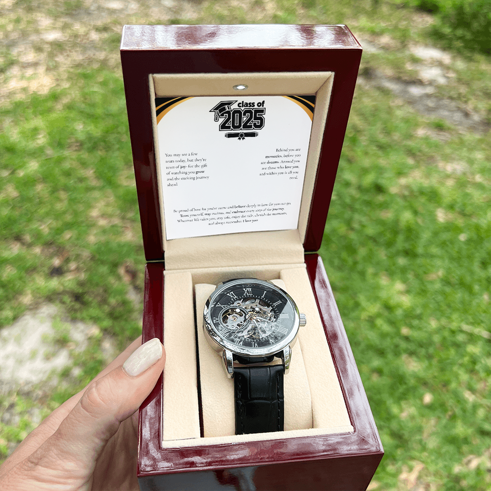 Graduation Men's Openwork Watch
