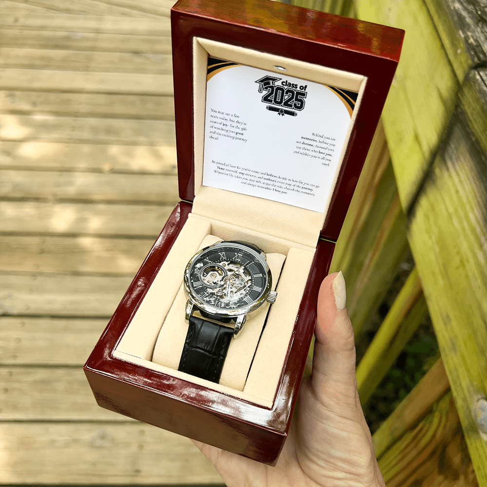 Graduation Men's Openwork Watch