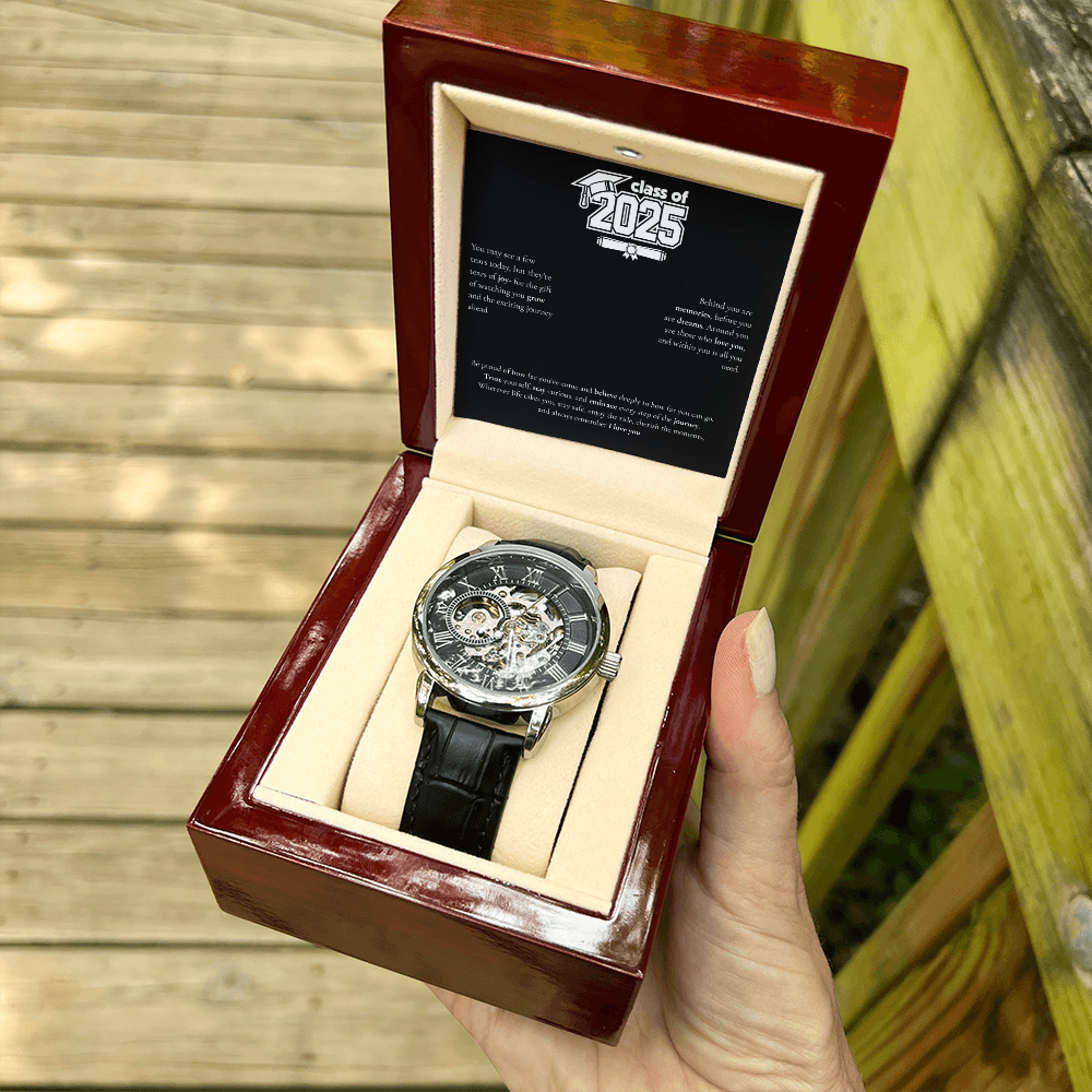 Graduation Men's Openwork Watch