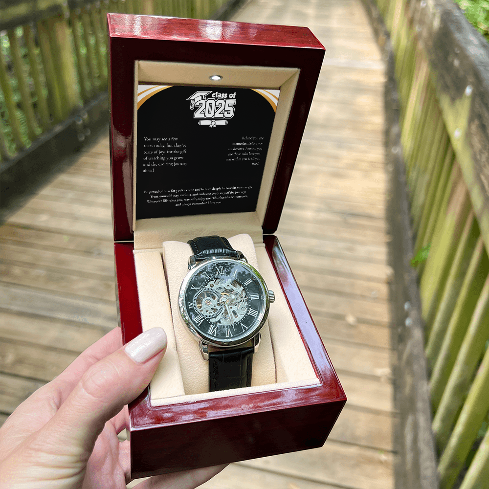 Graduation Men's Openwork Watch