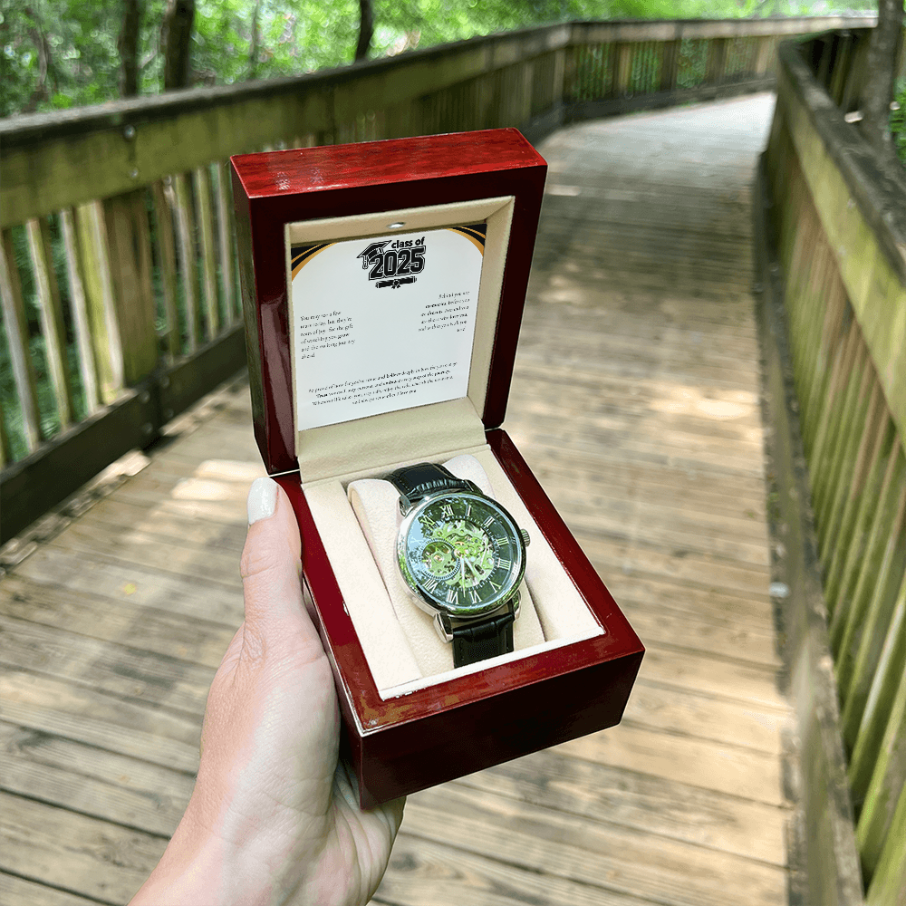 Graduation Men's Openwork Watch