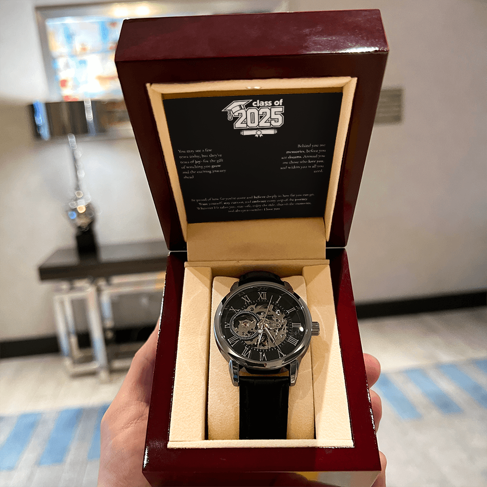 Graduation Men's Openwork Watch