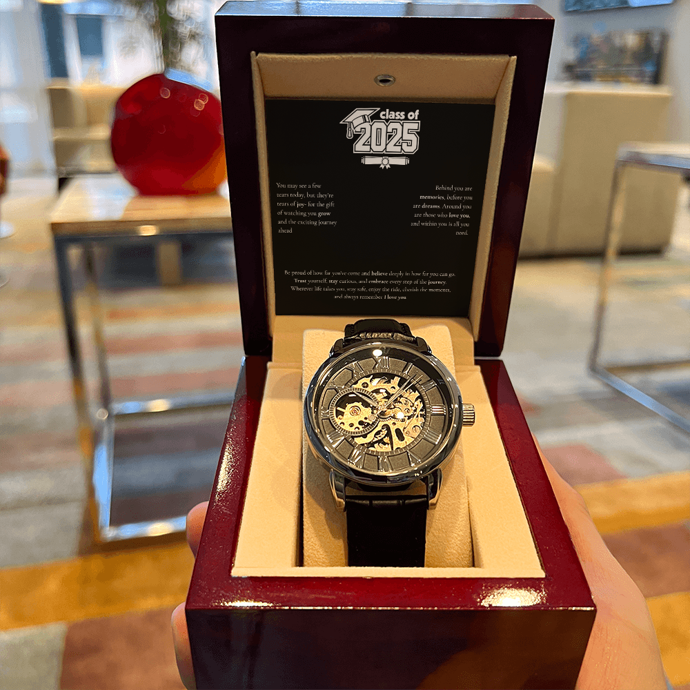 Graduation Men's Openwork Watch