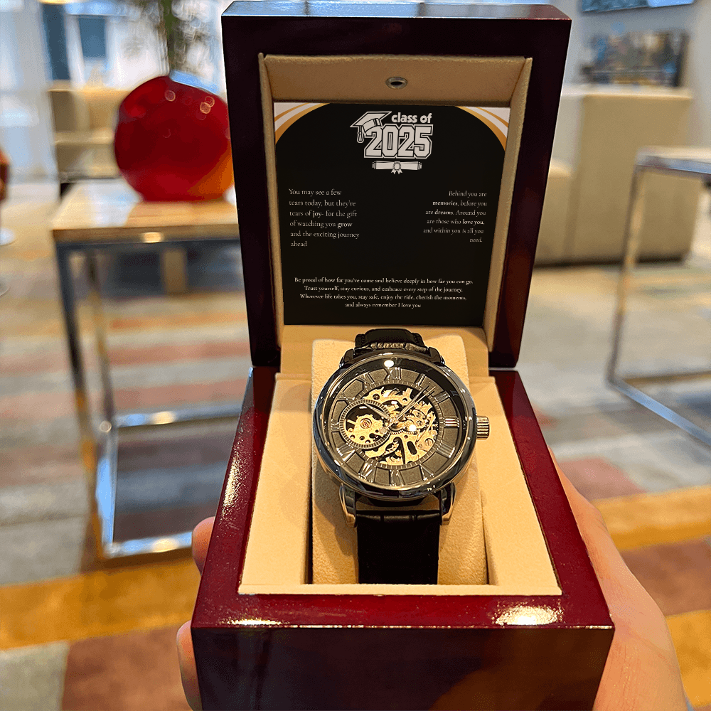 Graduation Men's Openwork Watch