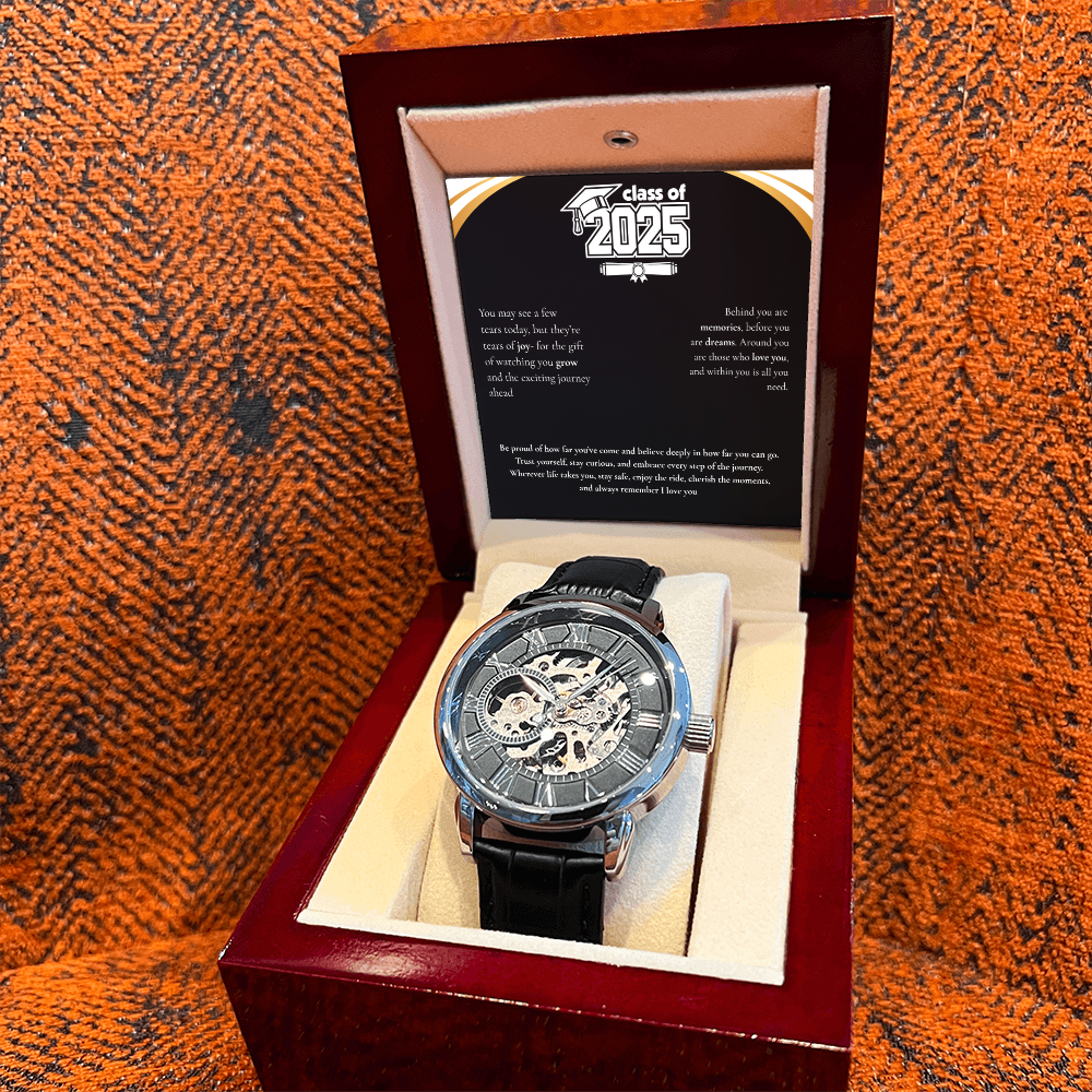 Graduation Men's Openwork Watch