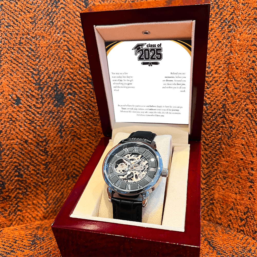 Graduation Men's Openwork Watch