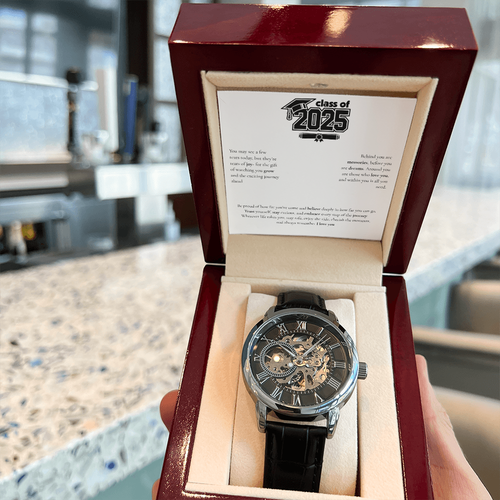 Graduation Men's Openwork Watch