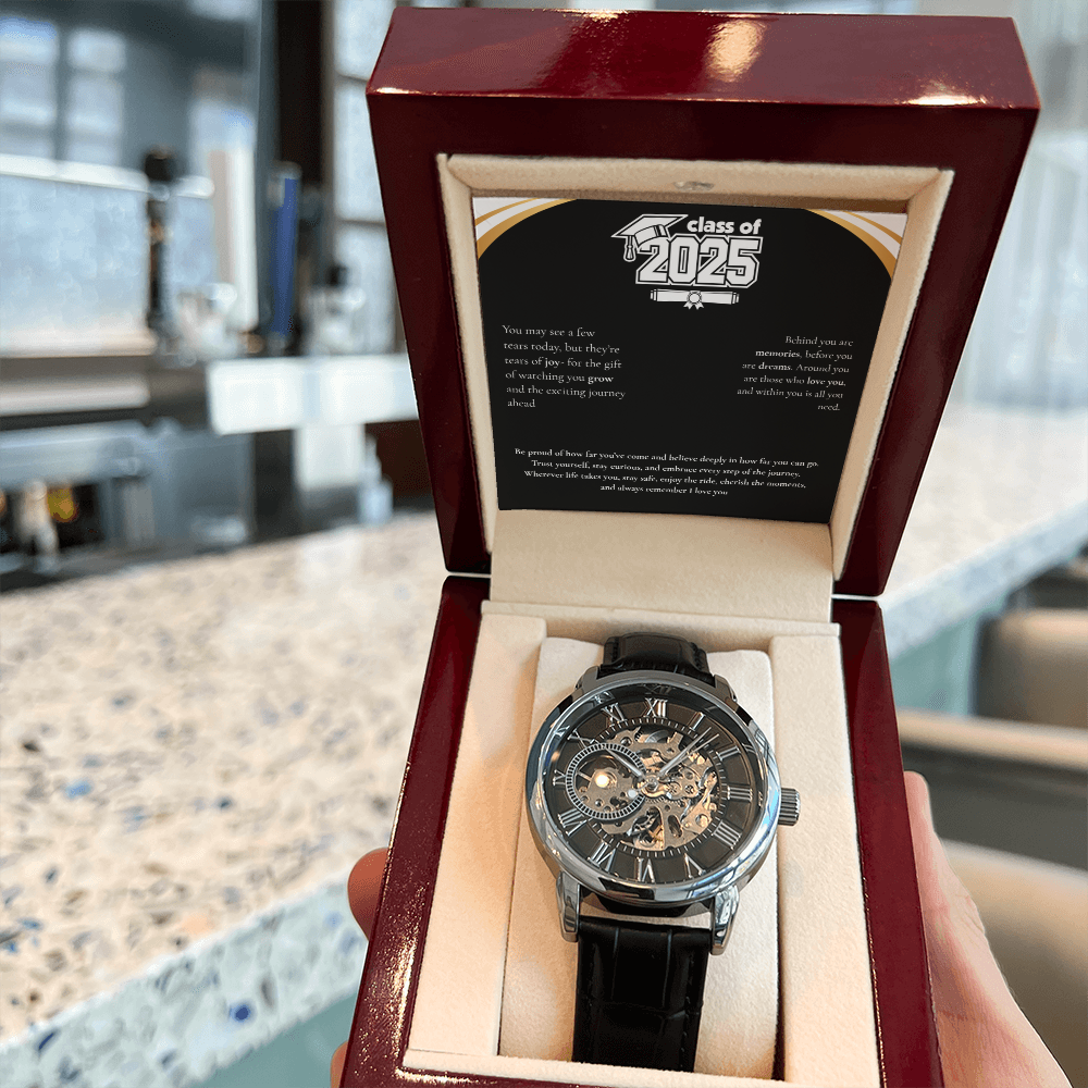 Graduation Men's Openwork Watch