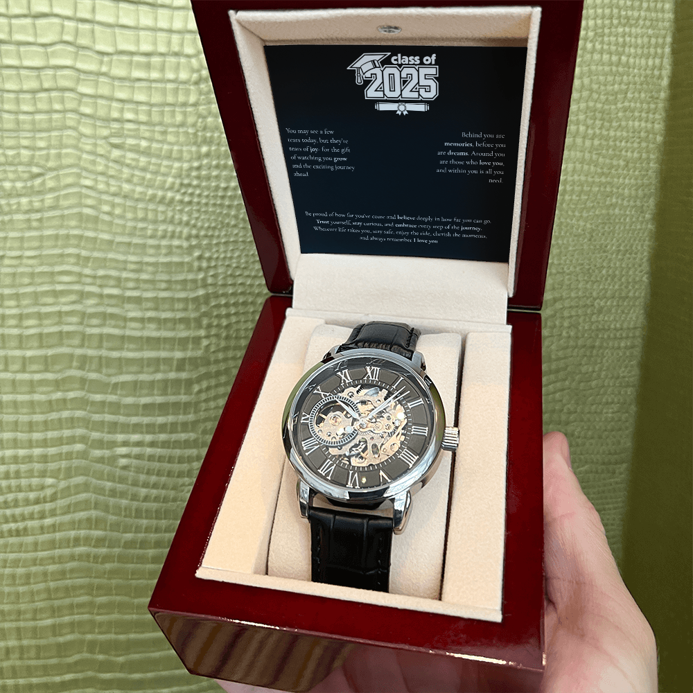 Graduation Men's Openwork Watch