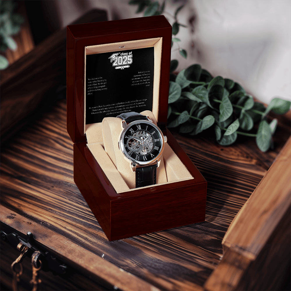 Graduation Men's Openwork Watch