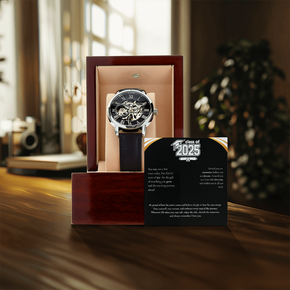 Graduation Men's Openwork Watch