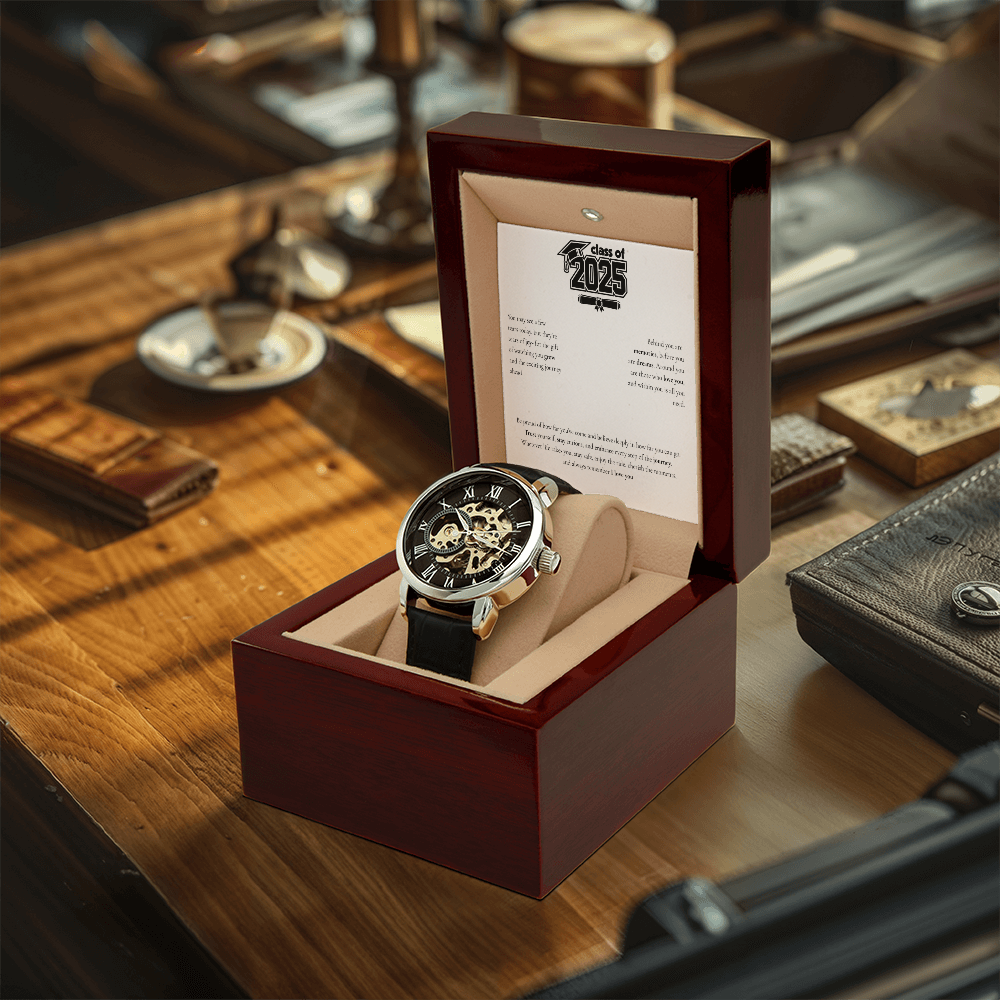 Graduation Men's Openwork Watch