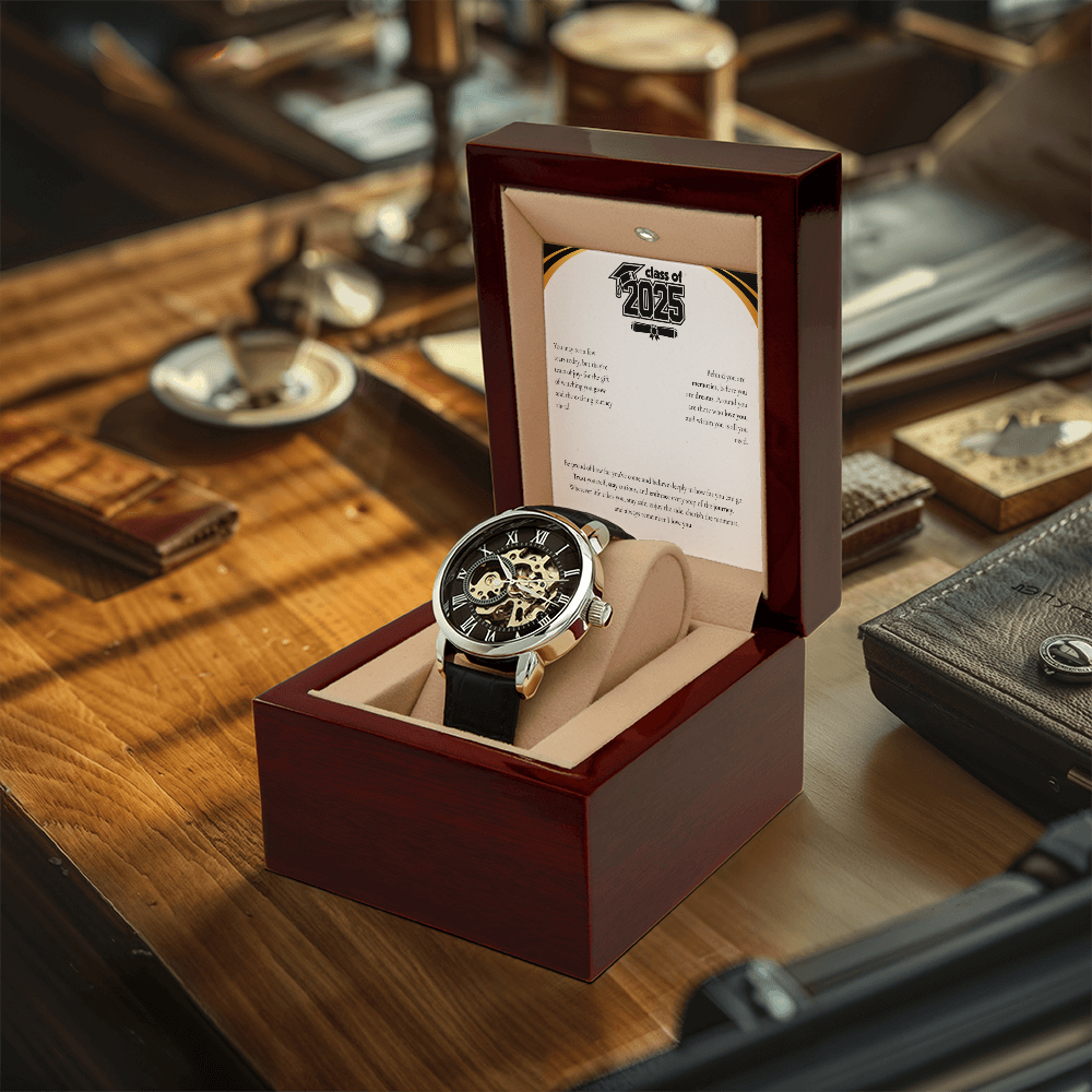 Graduation Men's Openwork Watch