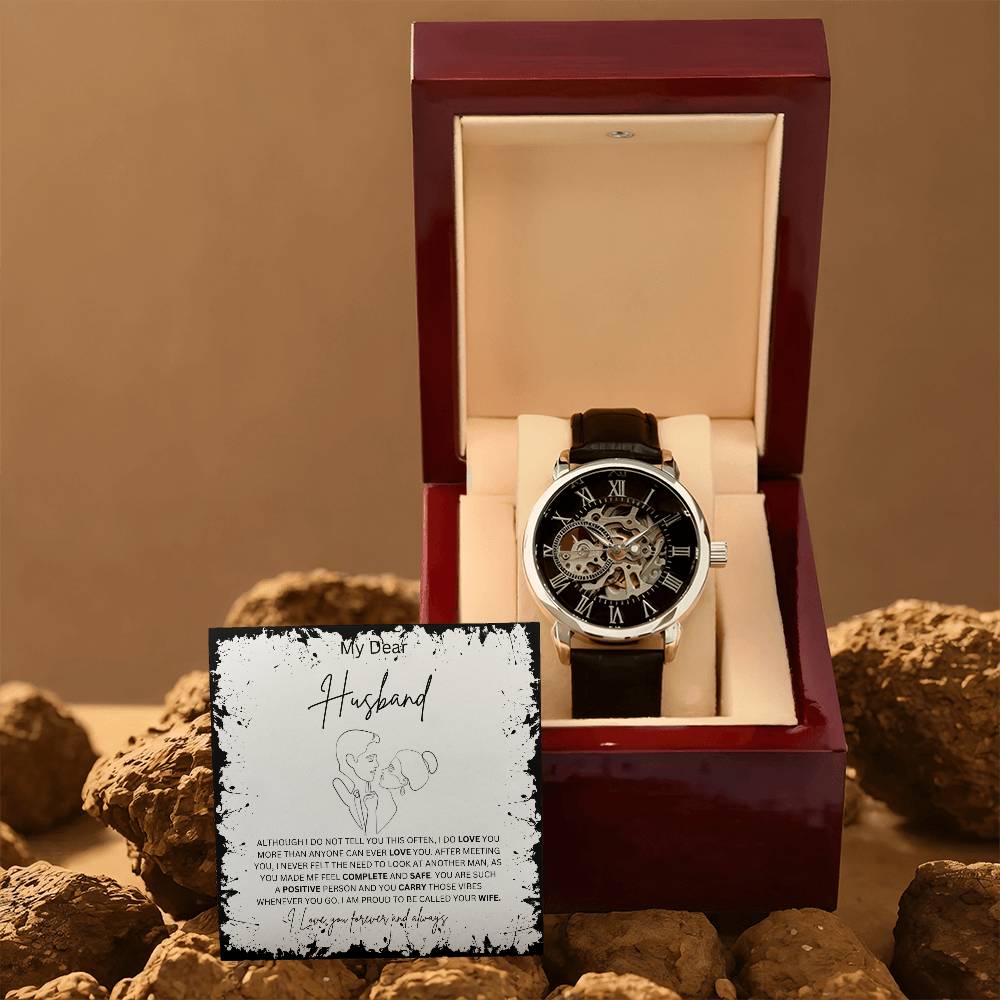 Husband Openwork Watch