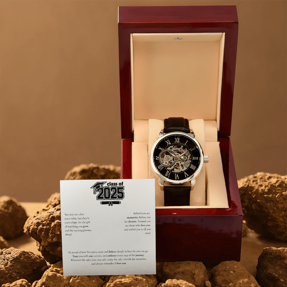 Graduation Men's Openwork Watch