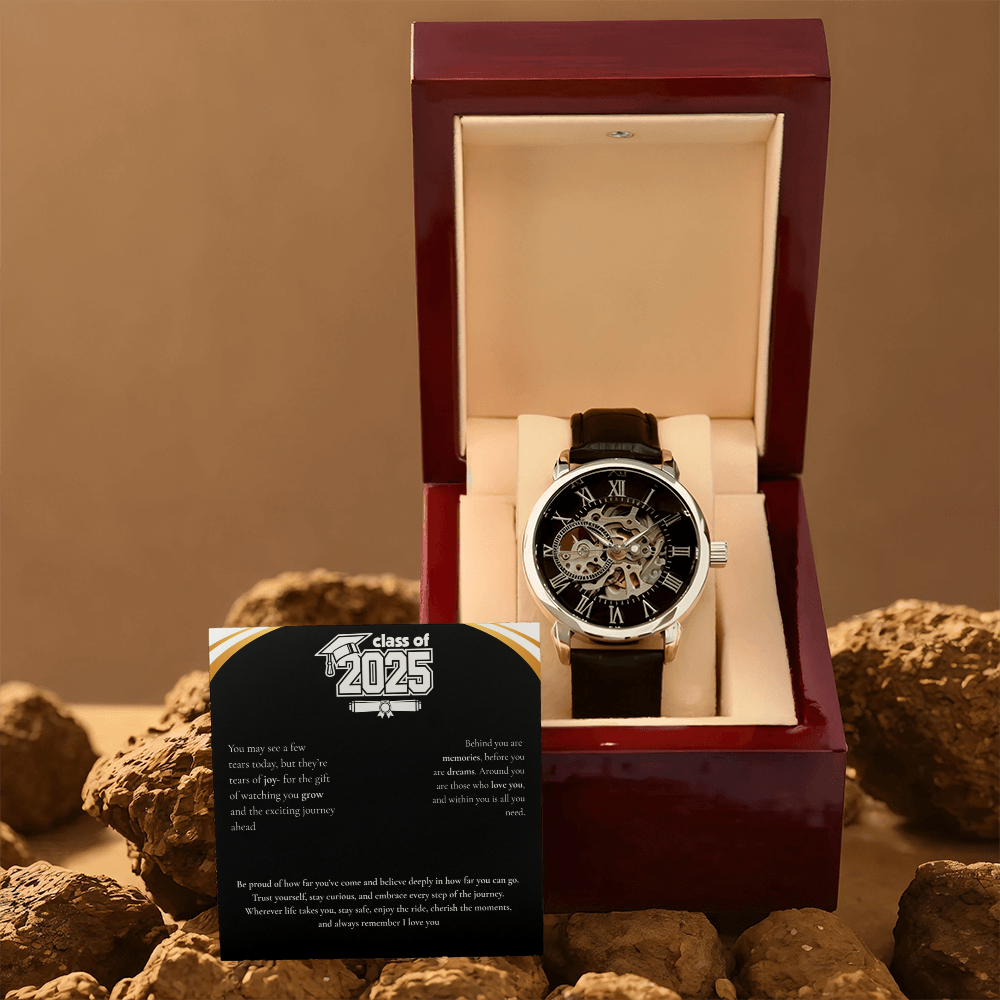 Graduation Men's Openwork Watch