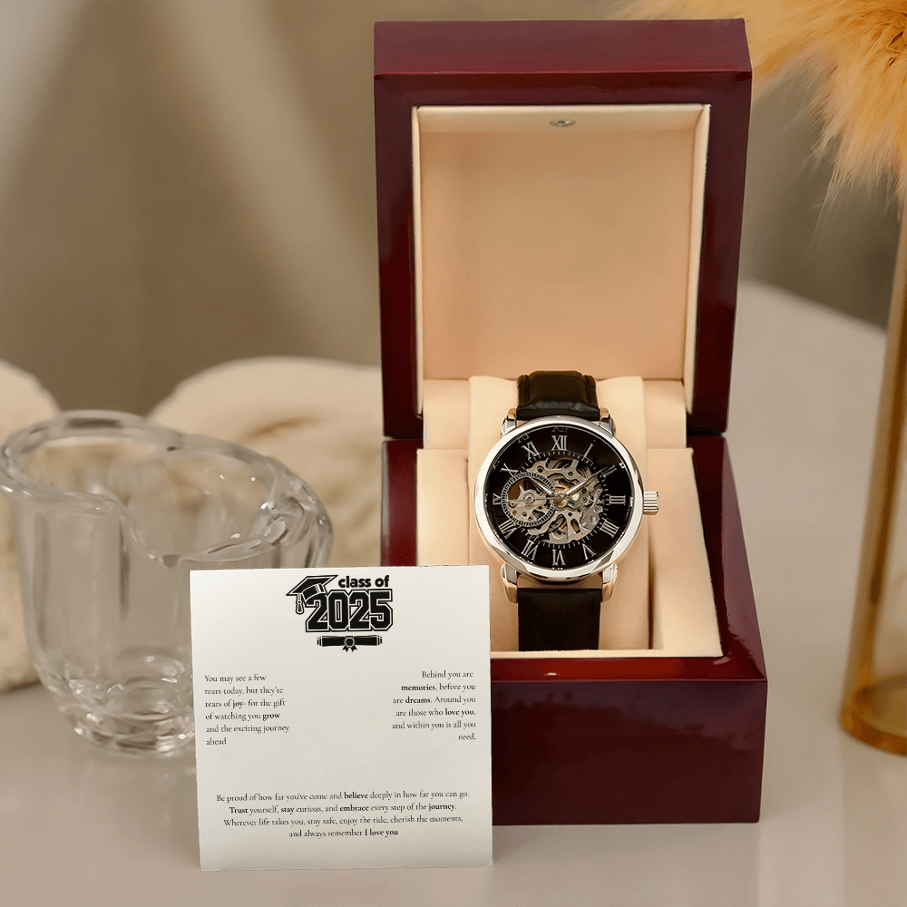 Graduation Men's Openwork Watch