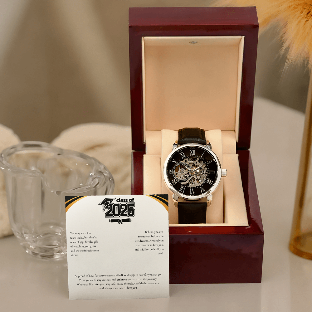 Graduation Men's Openwork Watch