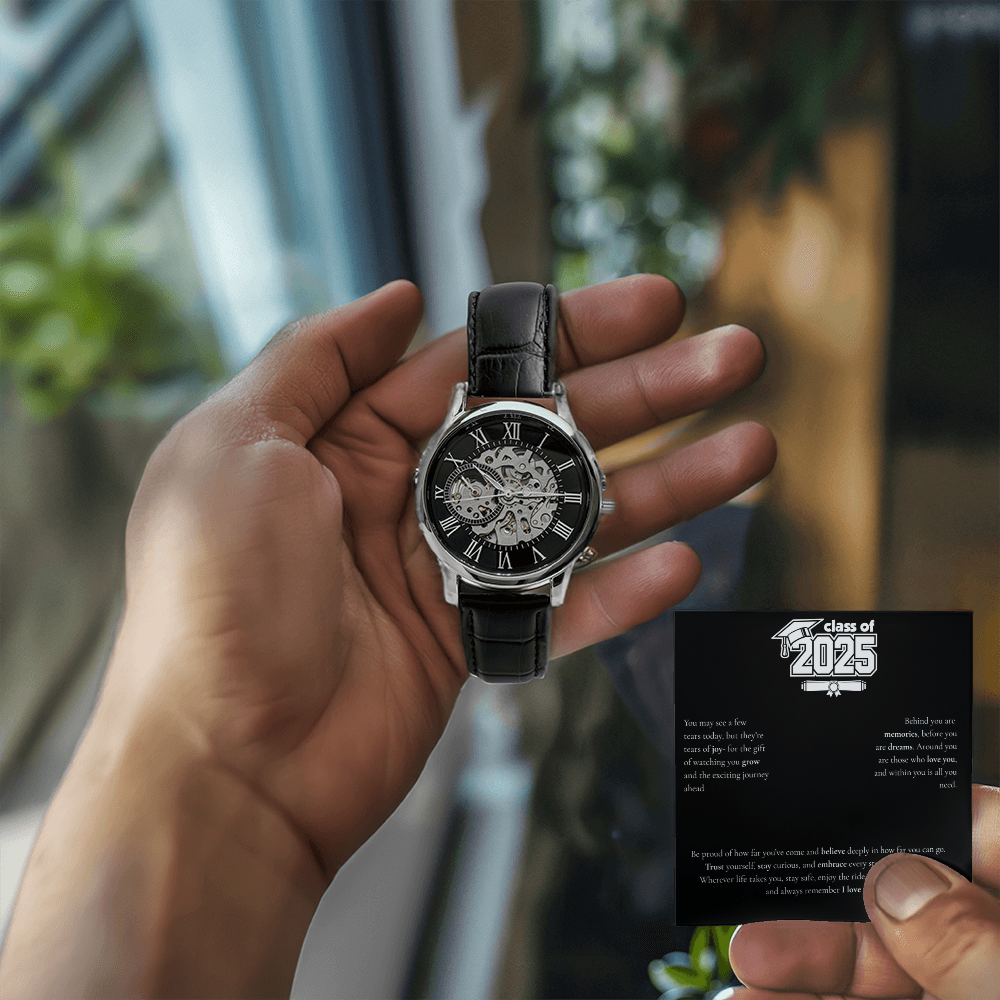 Graduation Men's Openwork Watch