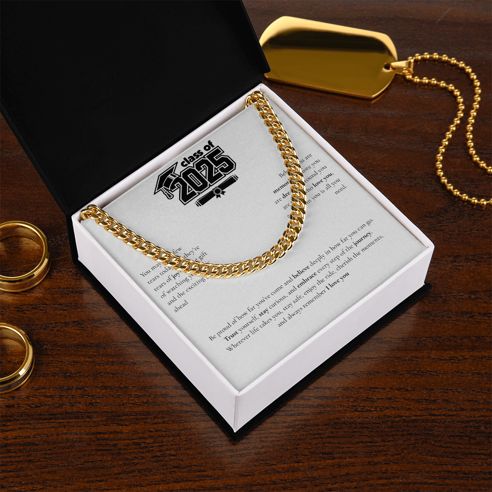Graduation Cuban Link Chain