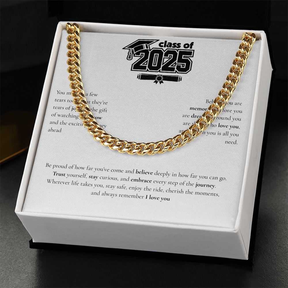 Graduation Cuban Link Chain