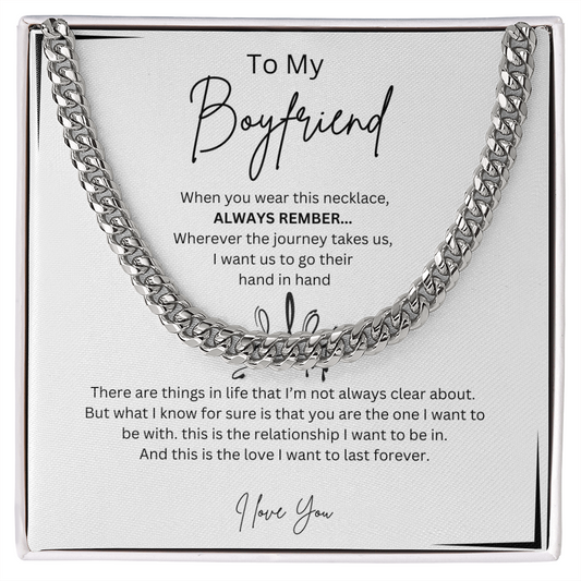 Boyfriend Cuban Link Chain