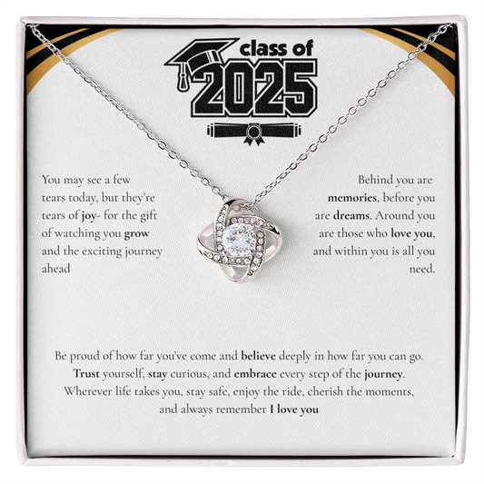 Graduation Love Knot Necklace