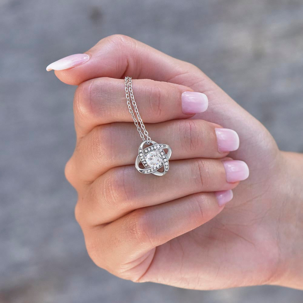 Graduation Love Knot Necklace