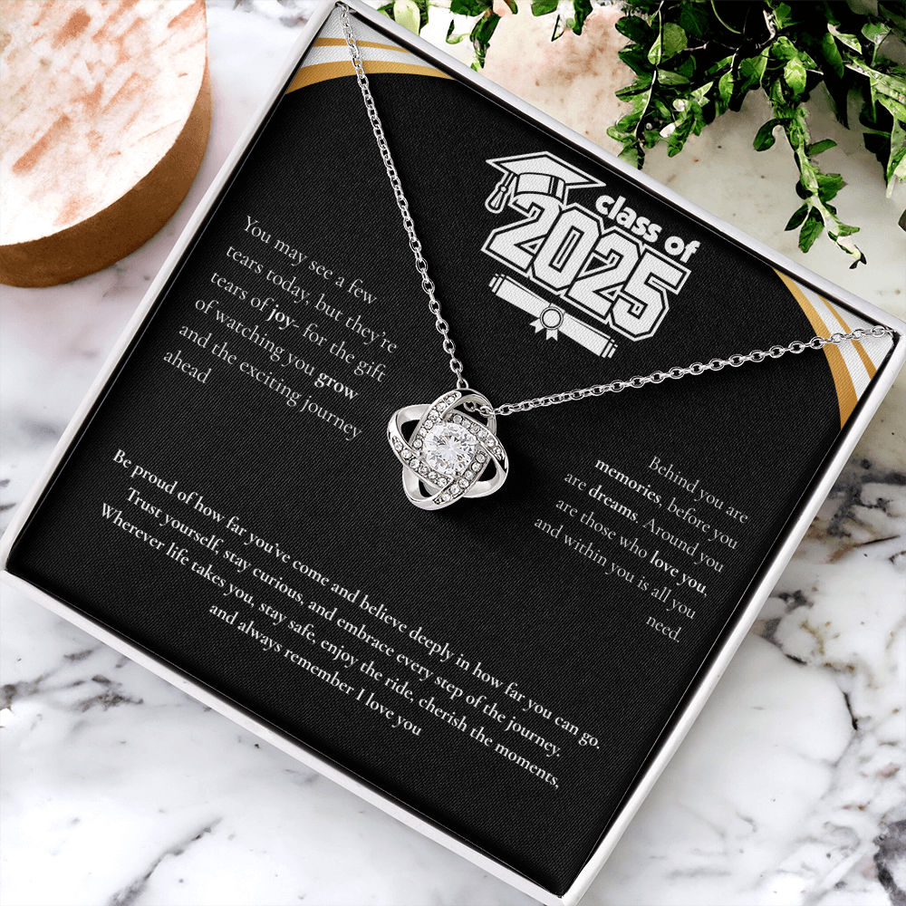 Graduation Love Knot Necklace