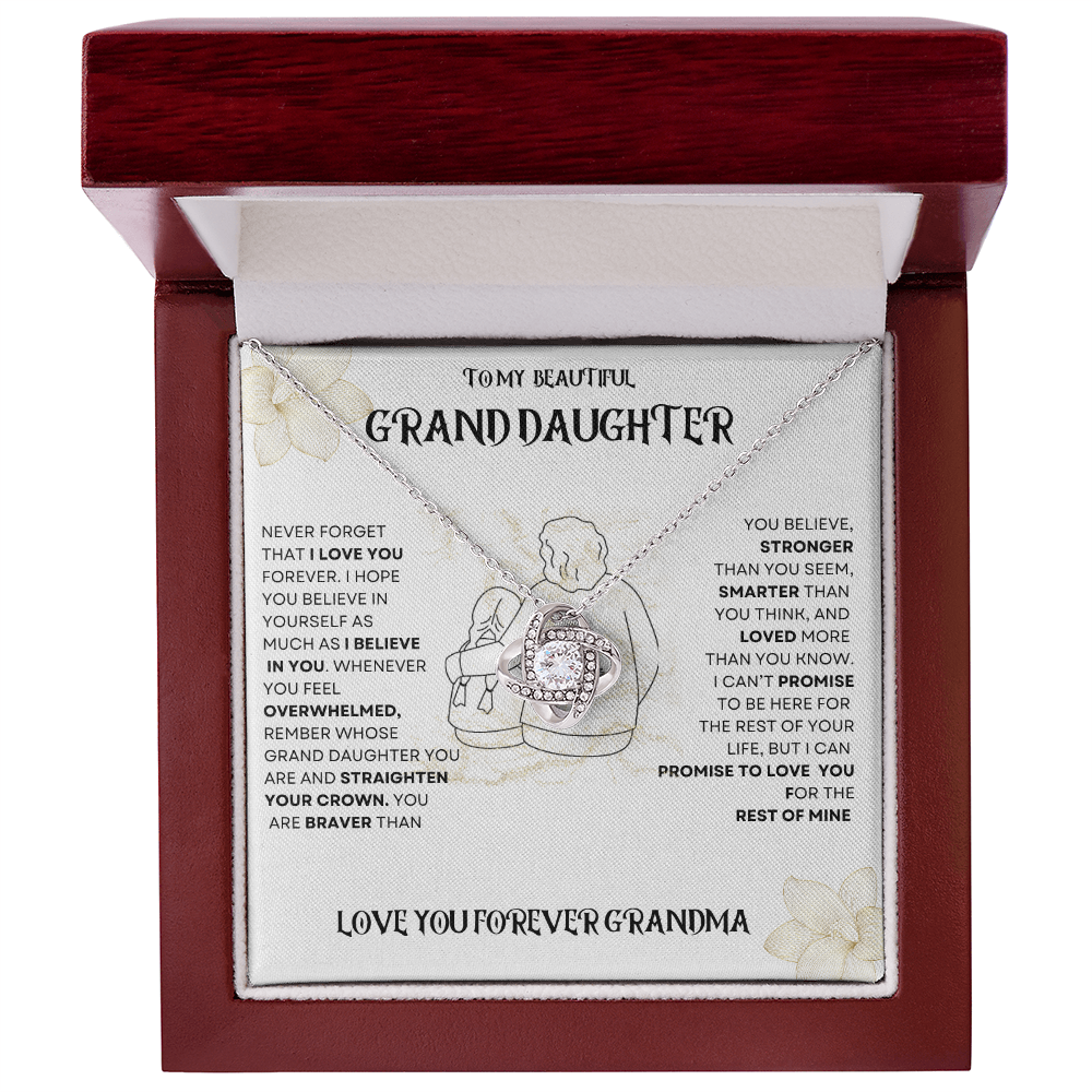 GrandDaughter Love Knot Necklace