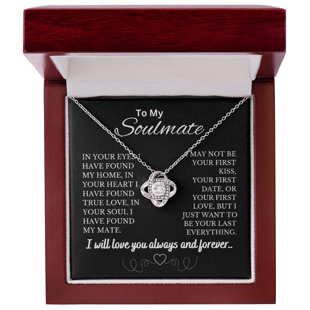 To My Soulmate | Love Knot Necklace