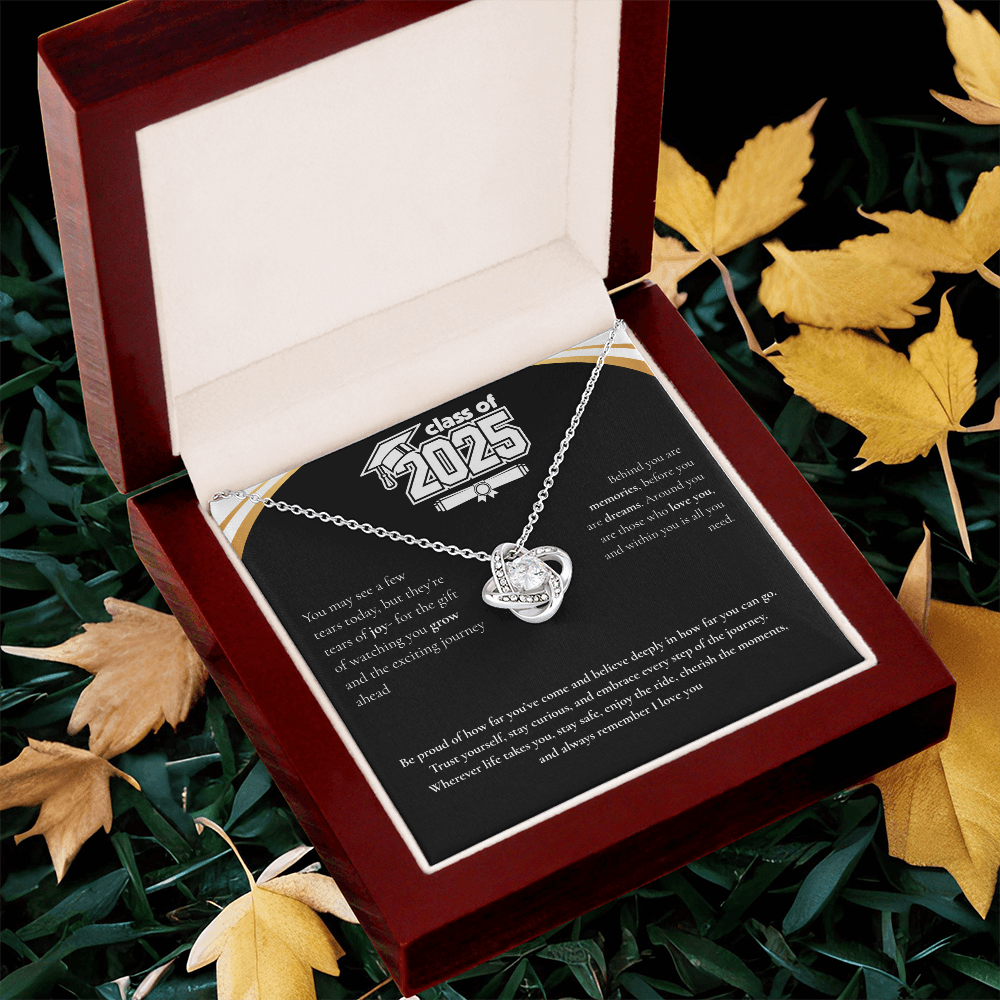 Graduation Love Knot Necklace