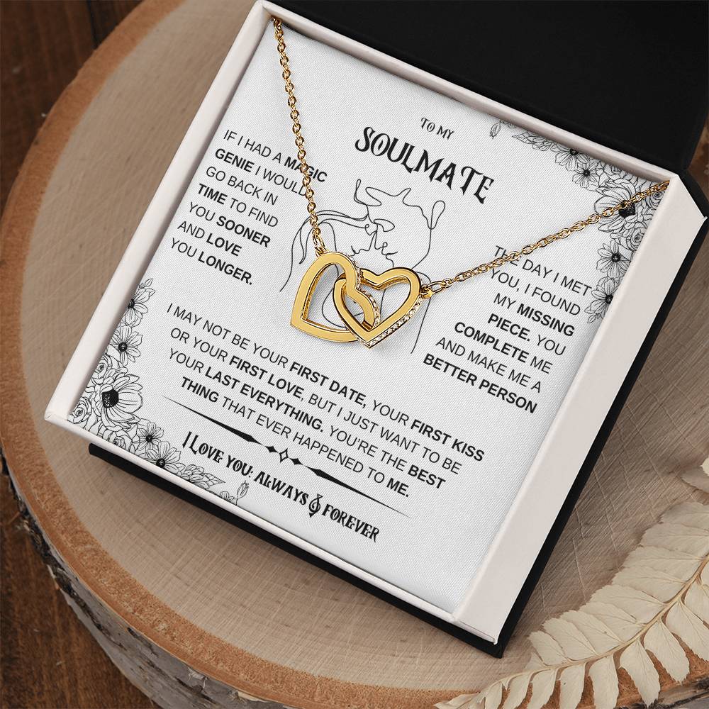 Wife Interlocking Hearts Necklace