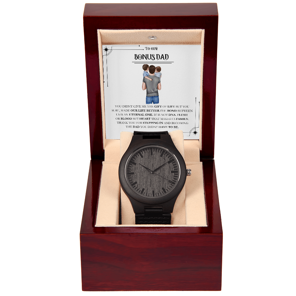 Bonus Father Wooden Watch