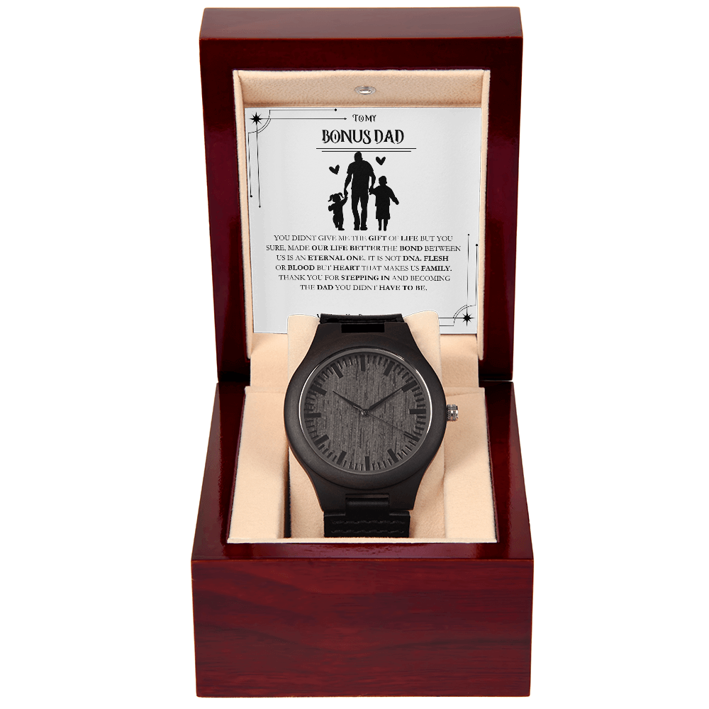 Bonus Father Wooden Watch