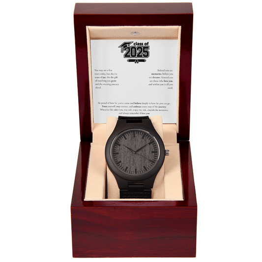 Graduation Wooden Watch