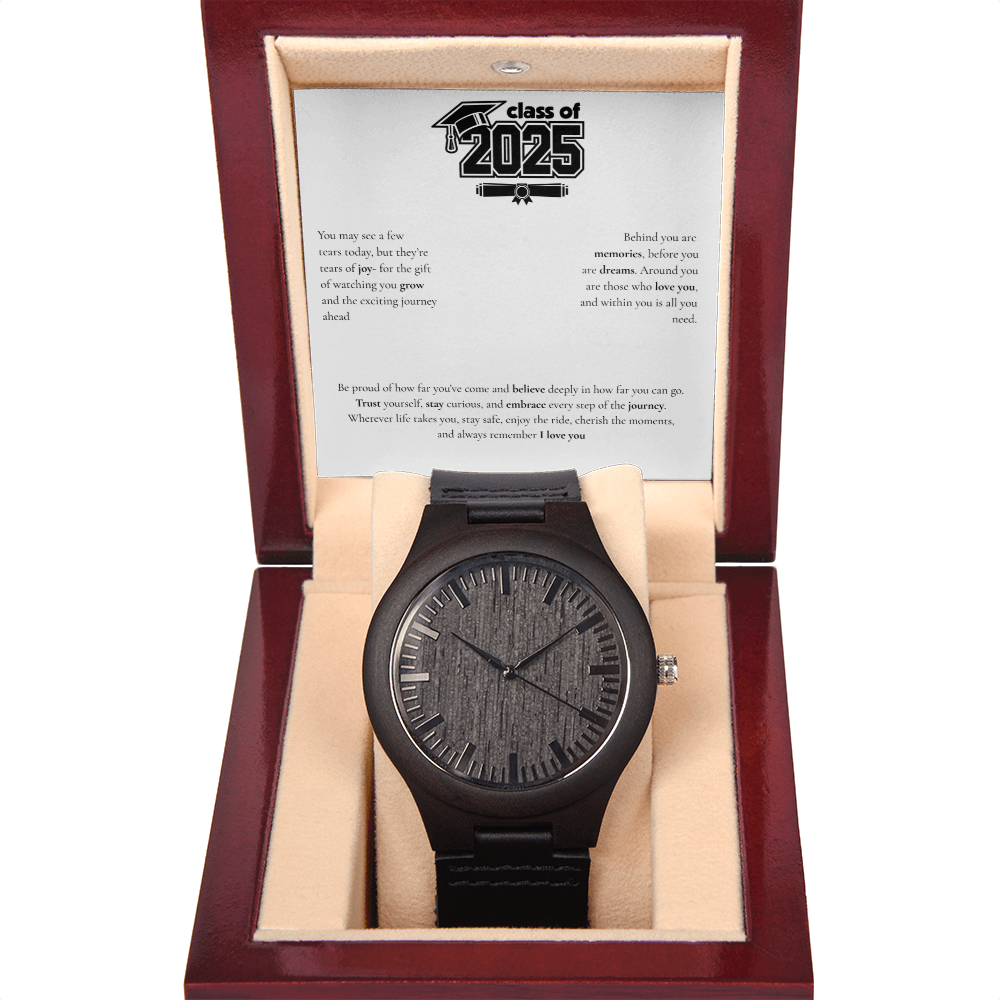 Graduation Wooden Watch