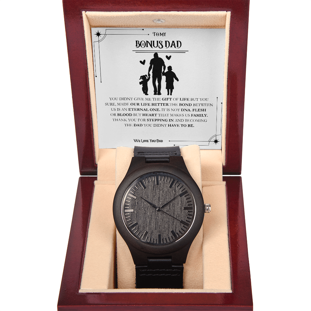 Bonus Father Wooden Watch