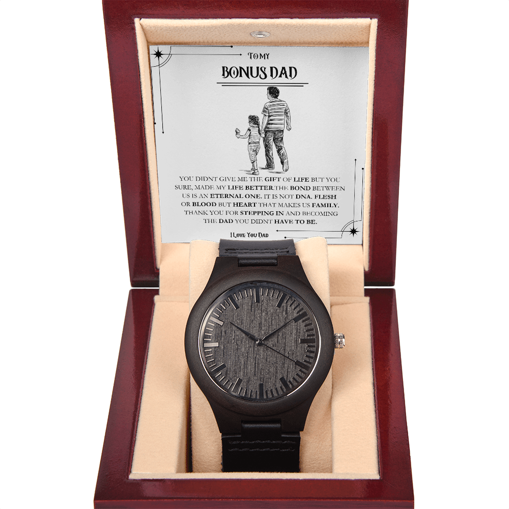 Bonus Father Wooden Watch