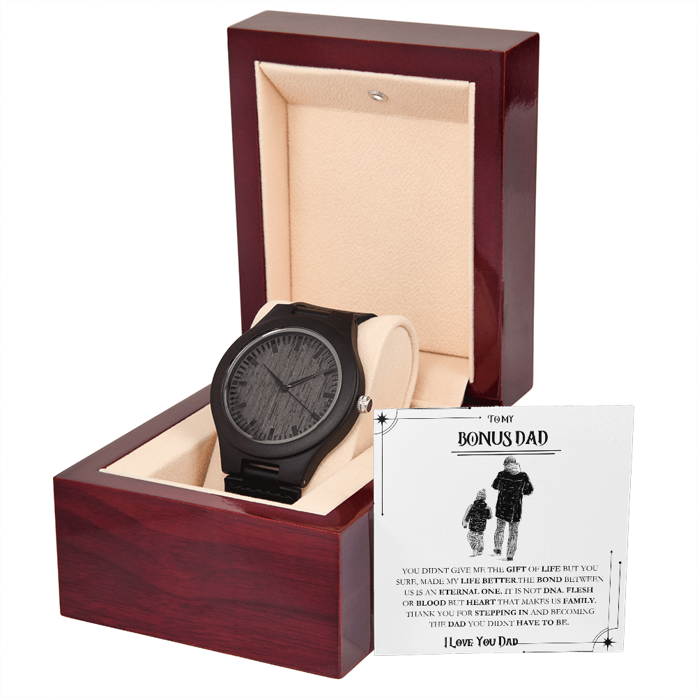 Bonus Father Wooden Watch