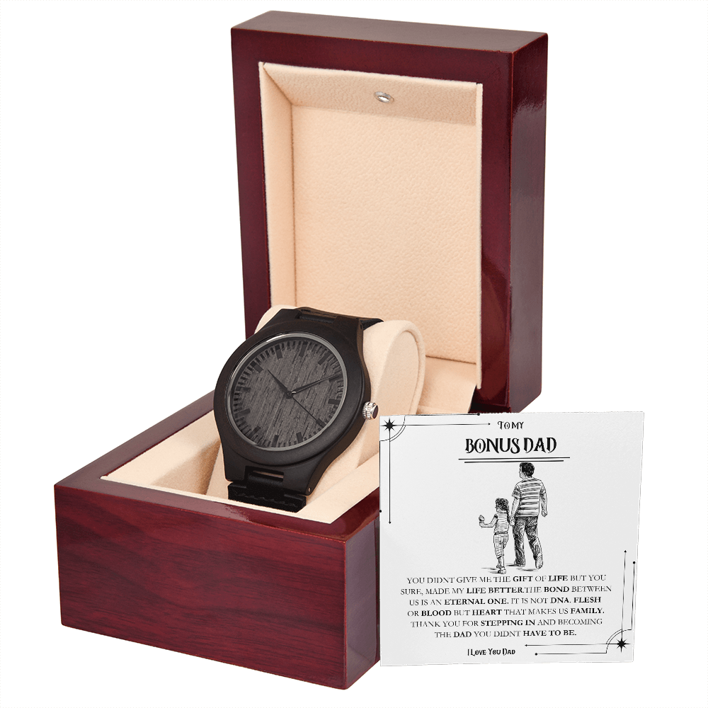 Bonus Father Wooden Watch