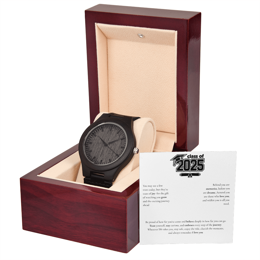 Graduation Wooden Watch