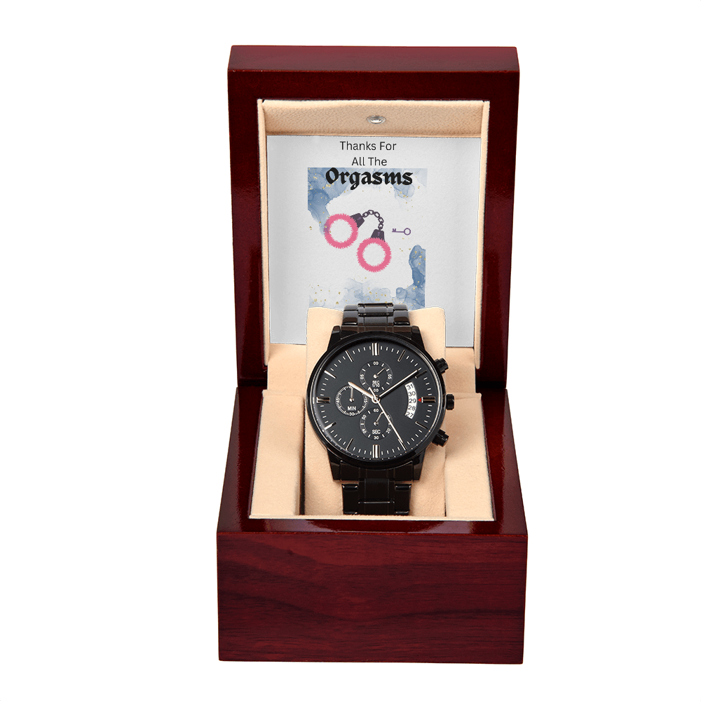 Boyfriend Black Chronograph Watch