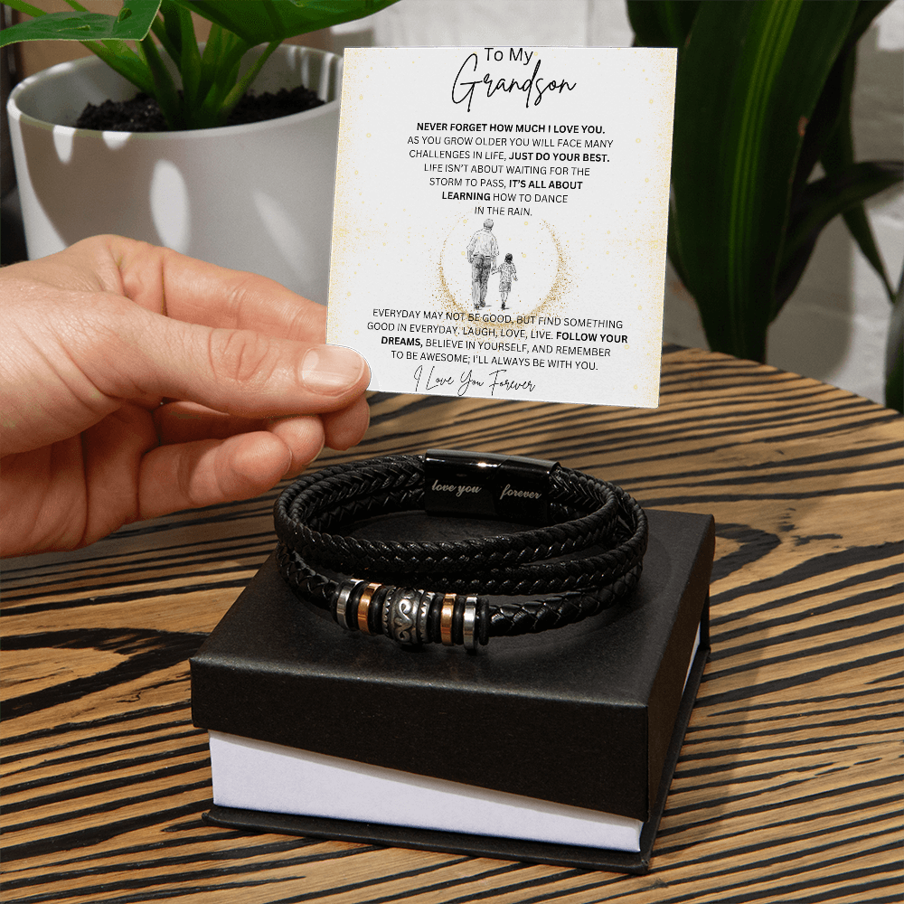 Grandson Love You Forever Bracelet