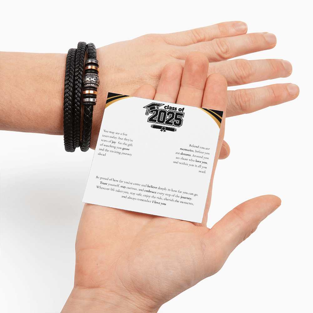 Graduation Men's "Love You Forever" Bracelet