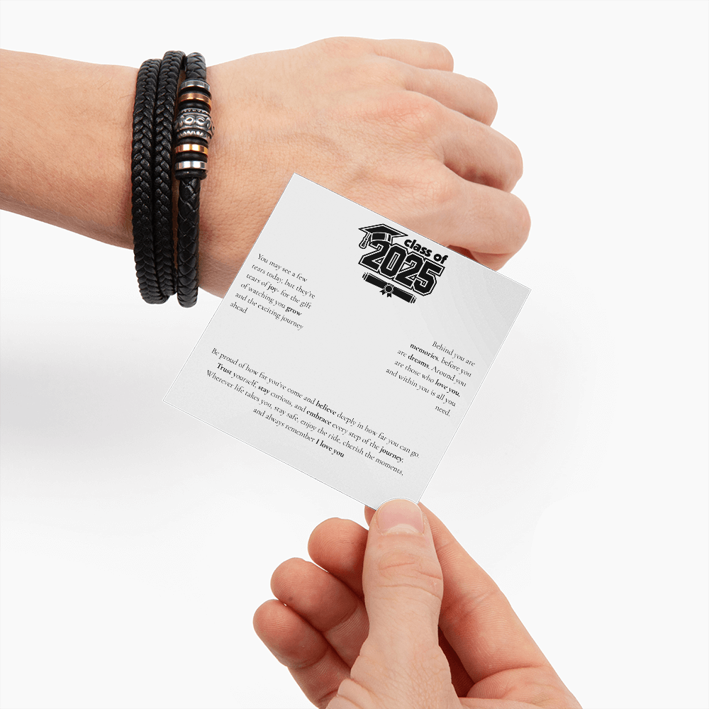 Graduation Men's "Love You Forever" Bracelet