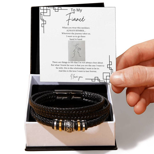 Fiancé Love You Forever Bracelet