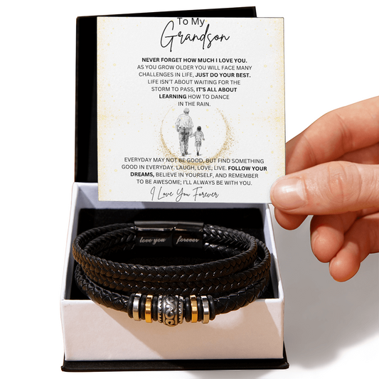 Grandson Love You Forever Bracelet